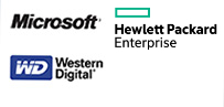 Microsoft, HPE, Western Digital